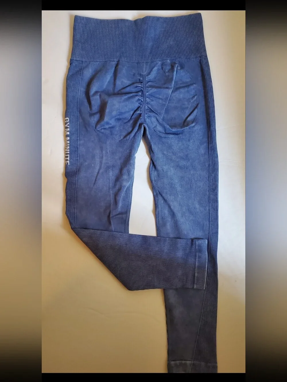 Kids Blue Leggings with High Waist